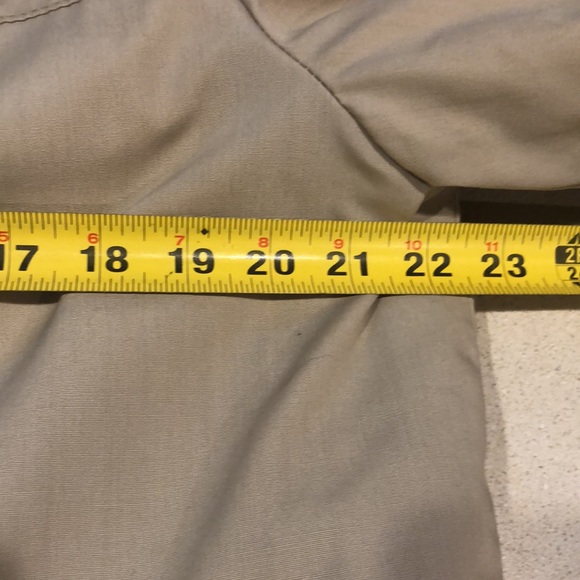 VINTAGE LAKE FOREST MENS FAUX FUR LINED COAT LIGHT BROWN SIZE 40 - Picture 13 of 16